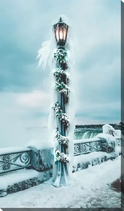 Постер Замерзший фонарь