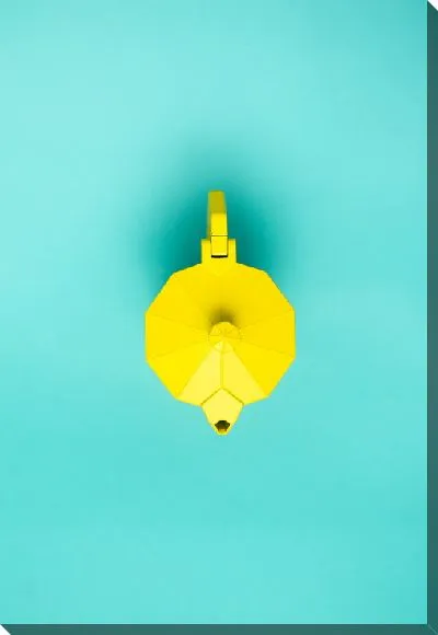 Постер Желтый кофейник