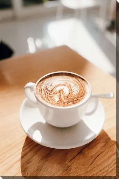 Постер Белая чашка с кофе №2