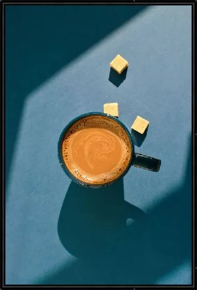 Картина Кофе и три кубика сахара