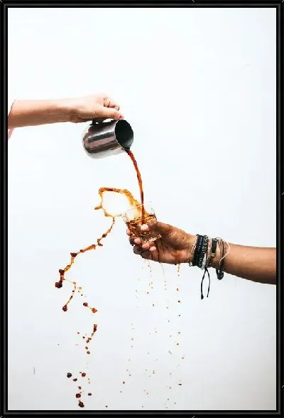 Картина Брызги кофе