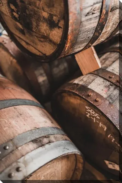 Постер Бочки с вином