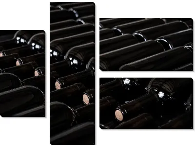 Модульная картина Бутылки с вином №2