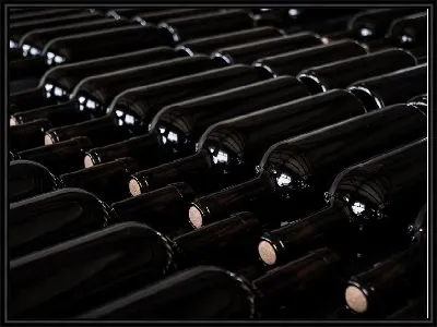 Картина Бутылки с вином №2