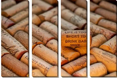Модульная картина Пробки от бутылок вина №2
