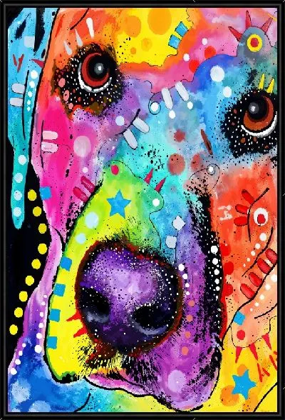 Картина Поп арт лабрадор
