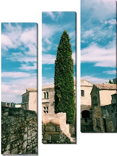 Модульная картина Кипарис в Провансе