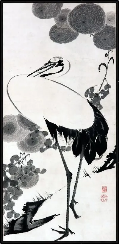 Картина Журавль (The Crane)