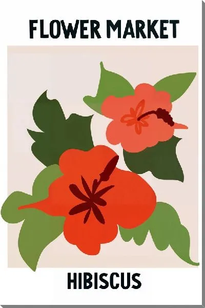 Картина маслом Hibiscus