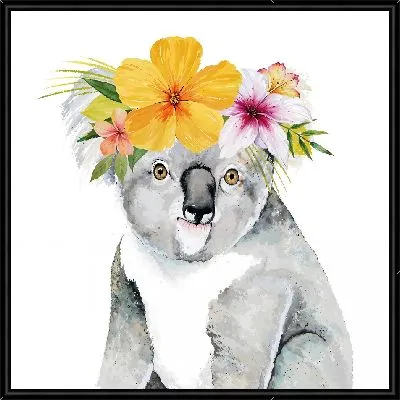 Картина Коала и гибскусы