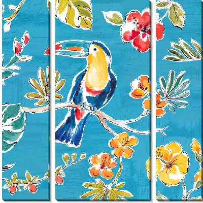 Тукан на ветке №4