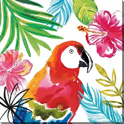 Картина маслом Попугай №20