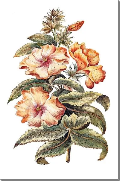 Постер Композиция с гибискусами №2