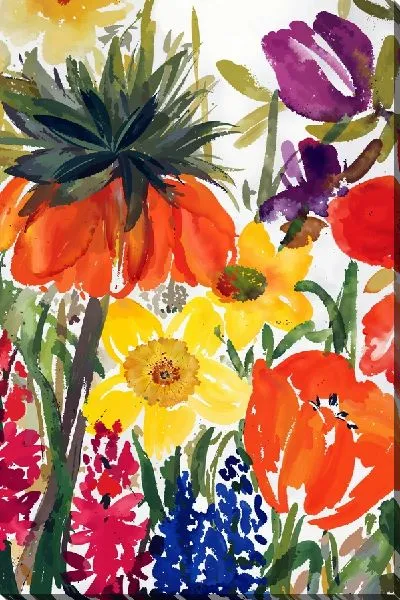 Картина маслом Композиция с нарциссами №1