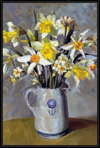 Картина Нарциссы в вазе