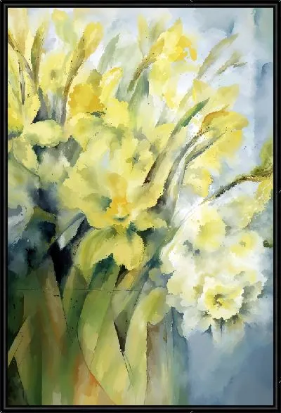 Картина Нарциссы в вазе №2