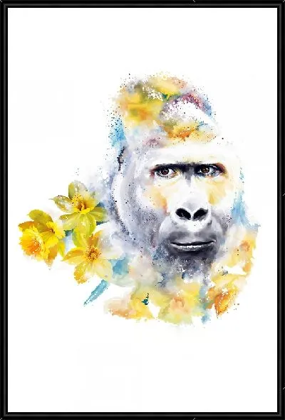 Картина Горилла - нарцисс