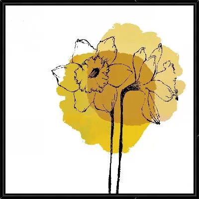 Картина Графические нарциссы