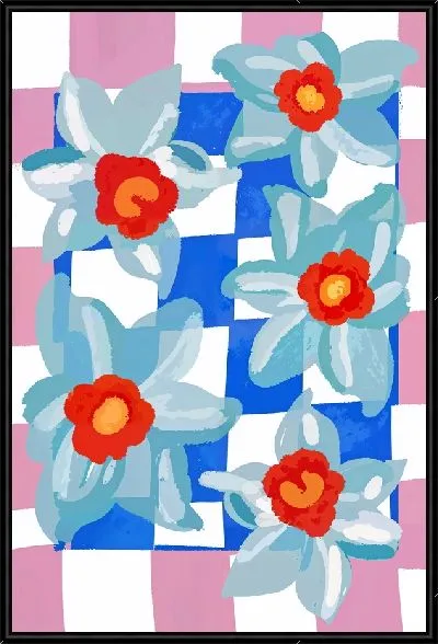 Картина 5 нарциссов