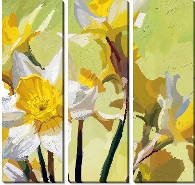 Композиция с нарциссами №15