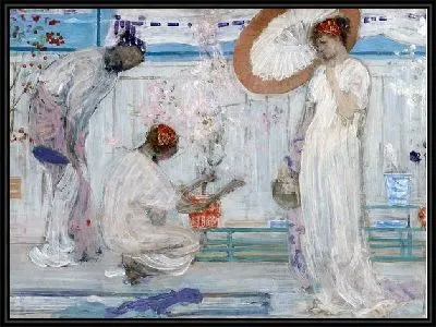 Картина Белая симфония трех девушек (The White Symphony three Girls)