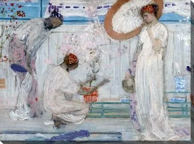 Картина Белая симфония трех девушек (The White Symphony three Girls)