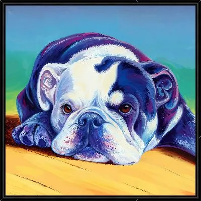 Уставший бульдог