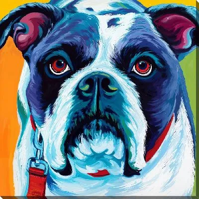 Картина маслом Бульдог №6