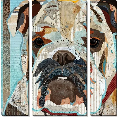 Модульная картина Бульдог №7