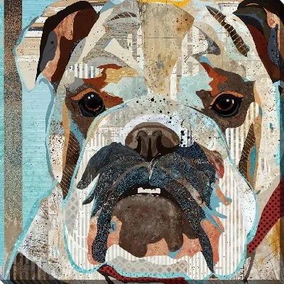 Картина маслом Бульдог №7