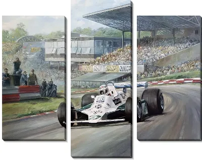 Картина Белый болид