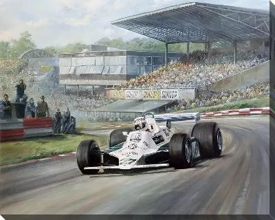 Картина Белый болид