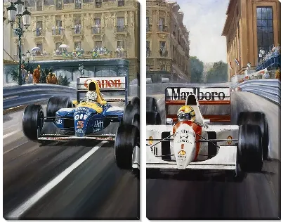 Картина Два болида