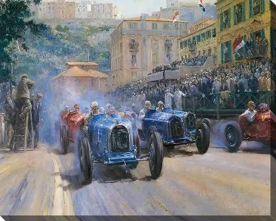 Ретро болиды в заезде