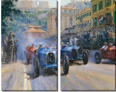 Ретро болиды в заезде