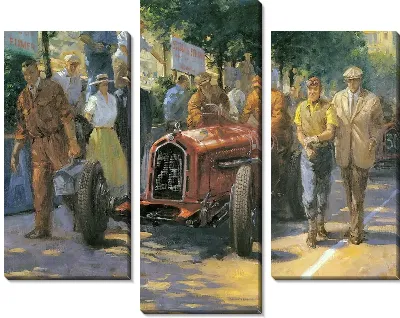 Картина Ретро автомобиль в Монако