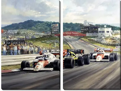 Картина Автомобильные гонки №2