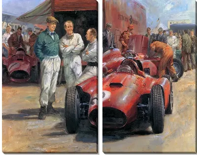 Картина Перед стартом