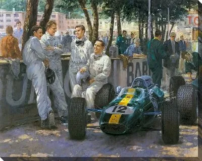 Картина Пауза в заезде