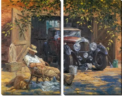 Картина Сон у гаража