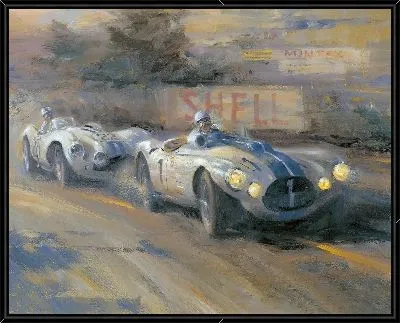 Картина Гонка с включенными фарами