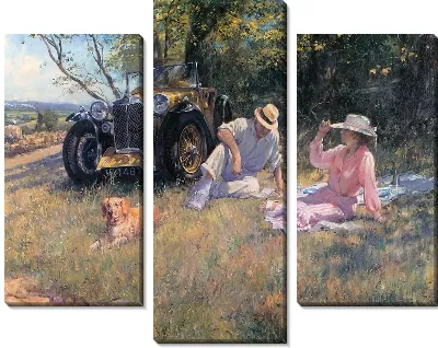 Картина Летний отдых на поляне 