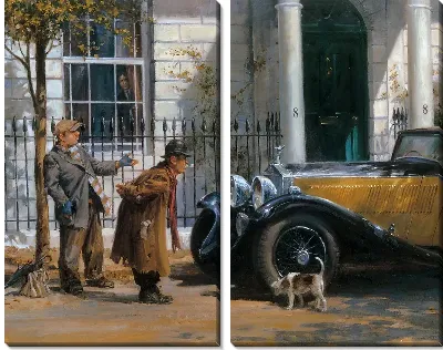 Взгляд на ретро автомобиль