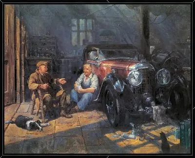 Отдых в гараже