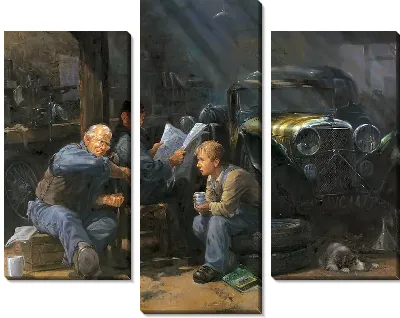 Картина В мастерской