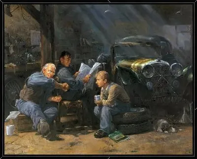 Картина В мастерской