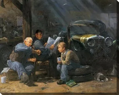 Картина В мастерской