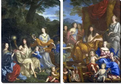Людовик XIV и королевская семья (Louis XIV and the royal family)