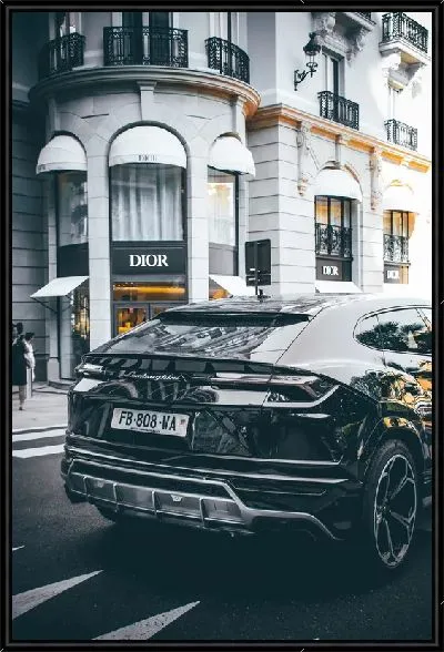 Картина Ламборджини в Монако