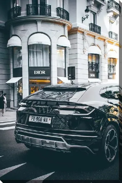 Постер Ламборджини в Монако